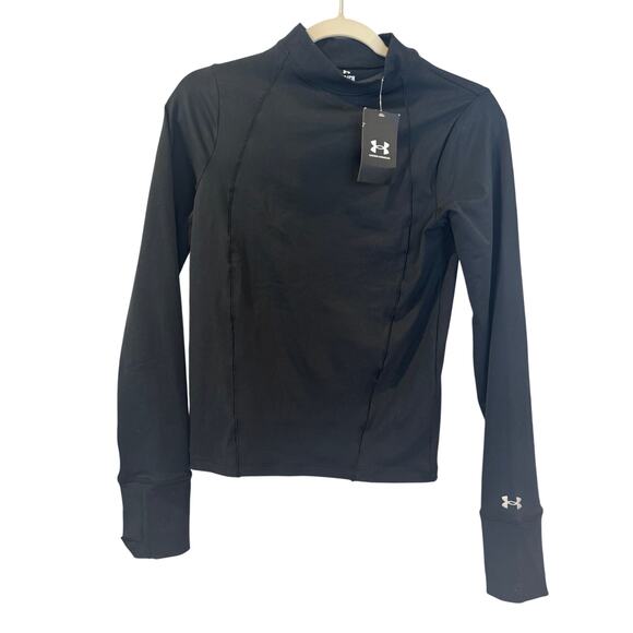 Under Armour Tops - Under Armour Womens Movement CW Longsleeve S Fitted Compression Shirt Black
